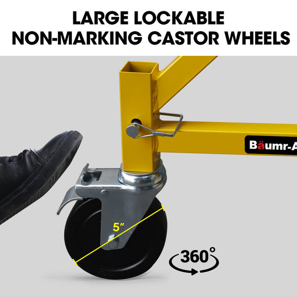 Baumr Ag Baumr Ag Outrigger Wheel Set For Mobile 4Pc Scaffolding