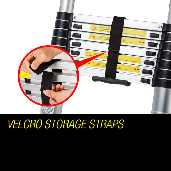 Bullet 5M Telescopic Aluminium Multipurpose Ladder Extension Alloy Step Ladders