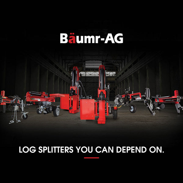 Baumr Ag 20 Tonne Petrol Hydraulic Wood Log Splitter Horizontal And Vertical Logsplitter Hps500 Log Splitters