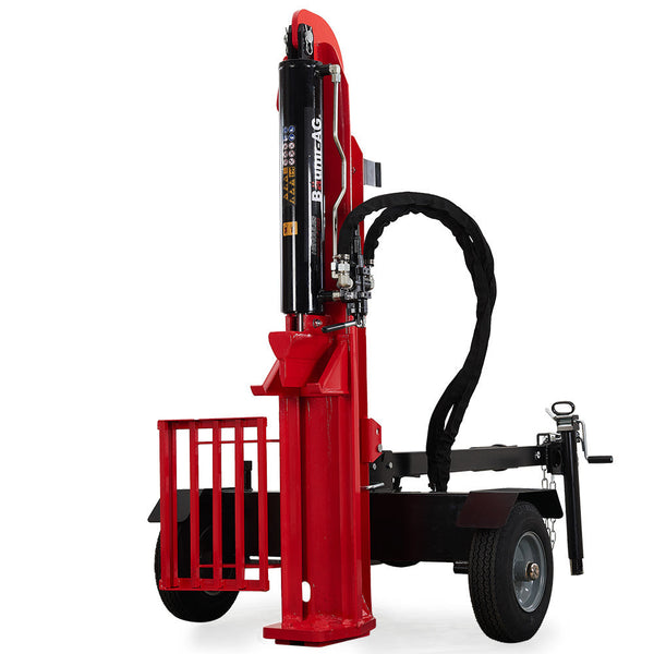 Baumr Ag 40 Tonne Petrol Hydraulic Horizontal And Vertical Towed Wood Log Splitter Hps700 Log Splitters