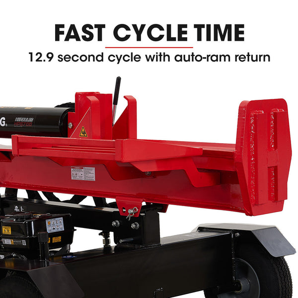 Baumr Ag 40 Tonne Petrol Hydraulic Horizontal And Vertical Towed Wood Log Splitter Hps700 Log Splitters