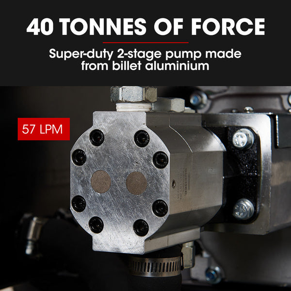 Baumr Ag 40 Tonne Petrol Hydraulic Horizontal And Vertical Towed Wood Log Splitter Hps700 Log Splitters
