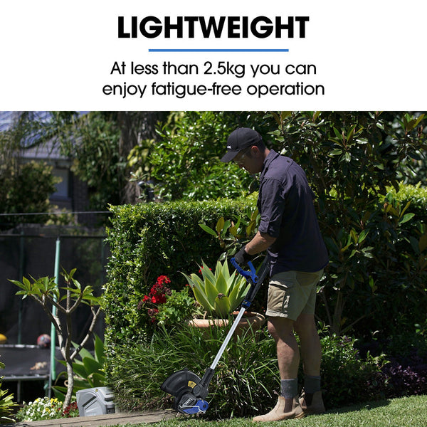 Powerblade Ln4 20V Cordless Electric Line Trimmer & Garden Edger Kit With Battery And Fast Charger String Trimmers