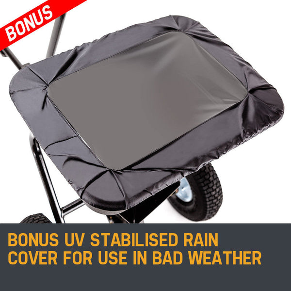 Plantcraft Tow Behind Broadcast Spreader 30Kg 26L Seed Fertiliser Rotary Other Garden Hand Tools & Equipment