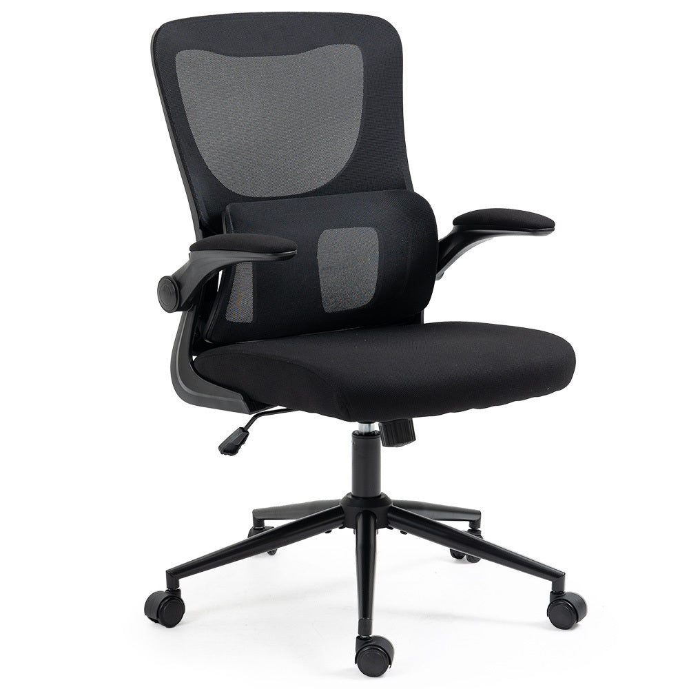 Office Chairs Fortia Ergonomic Mesh Office Chair Computer Seat Adjustable Recline Black