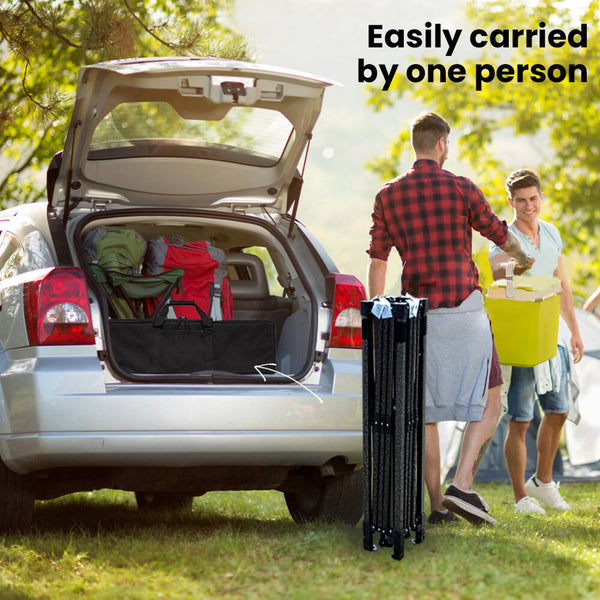 3.6X2.2M Ultra Compact Folding Gazebo Carry Bag Portable Outdoor Popup Marquee For Camping Beach Navy Blue Gazebos & Pergolas