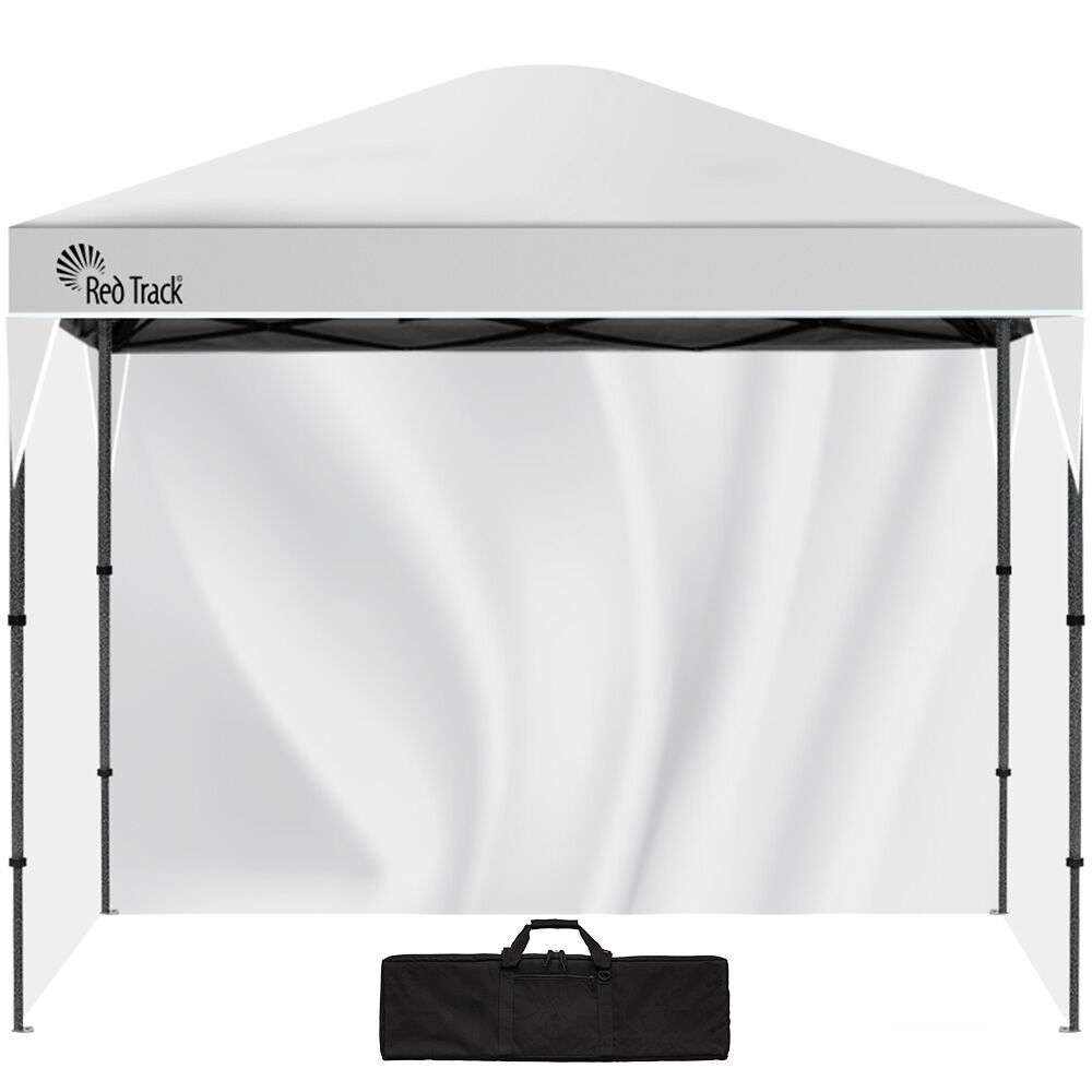 3.6X2.2M Ultra Compact Folding Gazebo Walls Carry Bag Portable Outdoor Popup Marquee For Camping Beach White Gazebos & Pergolas