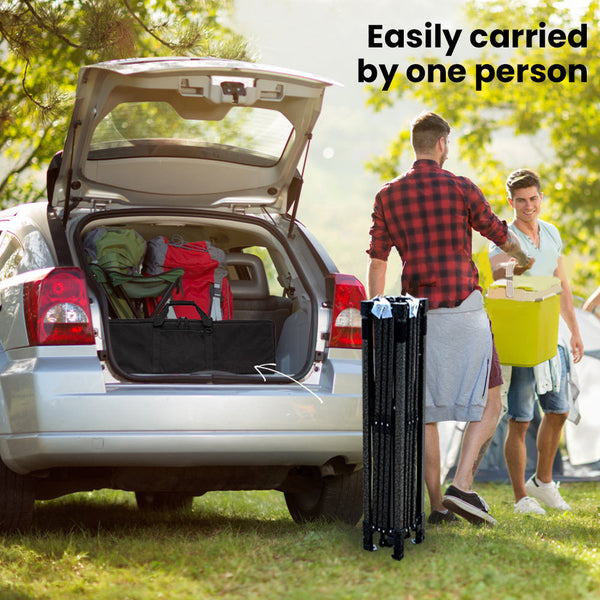 3X3m Ultra Compact Folding Gazebo Carry Bag Portable Outdoor Popup Marquee For Camping Beach Black Gazebos & Pergolas