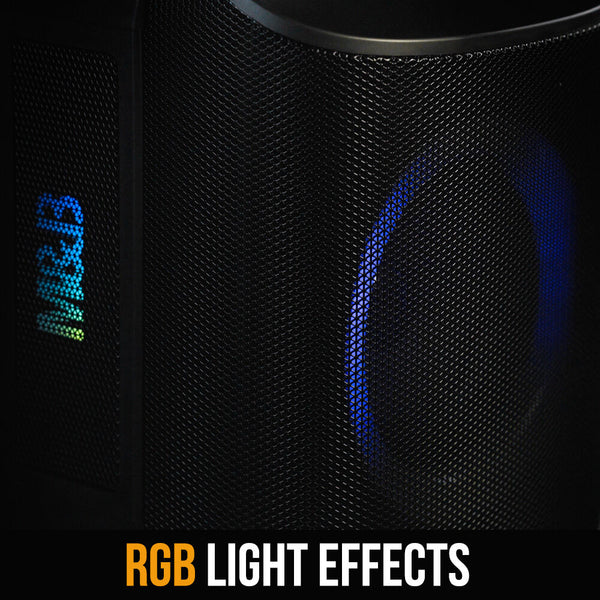 M&B Splash Proof 80W Bluetooth Party Ipx4 Tws Pairing Multi Input Lithium Battery Rgb Usb Charging Audio Docks & Mini Speakers