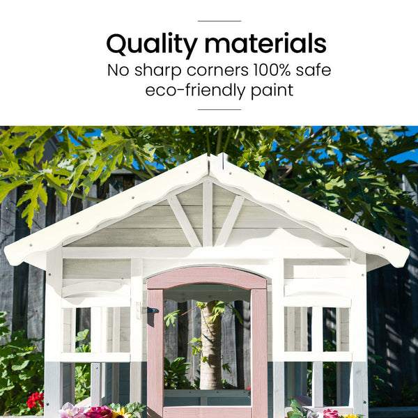 Cubby House Outdoor Diy Timber Cottage Style Playhouse For Children Cubby Houses