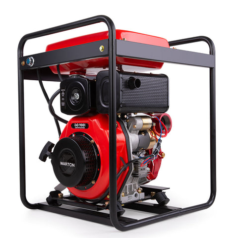 Warton 2" 8Hp Diesel High Pressure Water Pump Fire Fighting Irrigation Farm Inch Water Pumps & Pressure Tanks