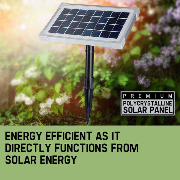 25W Solar Powered Fountain Submersible Water Pump With Battery Pond Kit Garden Ponds & Fountain Pumps