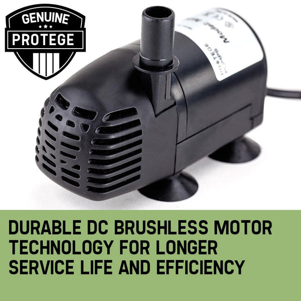 25W Solar Powered Fountain Submersible Water Pump With Battery Pond Kit Garden Ponds & Fountain Pumps