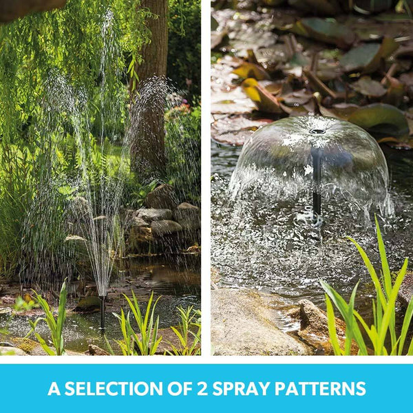 Protege 20W Solar Fountain Pump Garden Water Pool Pond Kit With Eco Filter Box Outdoor Fountains