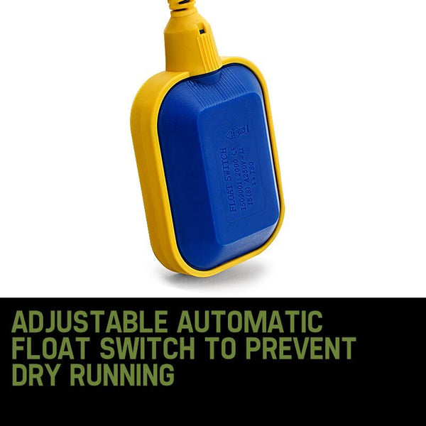 2250W Submersible Dirty Water Pump Sewage Bore Septic Tank Well Sewerage Water Pumps & Pressure Tanks