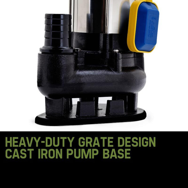 2250W Submersible Dirty Water Pump Sewage Bore Septic Tank Well Sewerage Water Pumps & Pressure Tanks