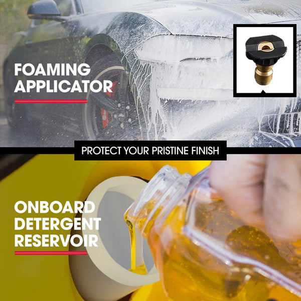 Rx550 Electric High Pressure Washer 3500Psi Nozzles Spin & Wheel Brush Deck Cleaner Turbo Head 10M Hose Pressure Washers