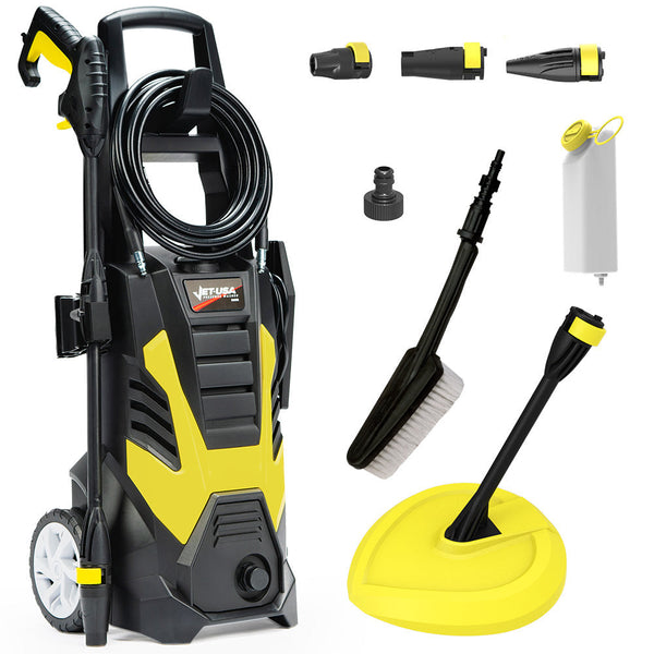 Rx535 Electric High Pressure Washer 2600Psi Nozzles Brush Head Deck Cleaner Detergent Bottle Pressure Washers