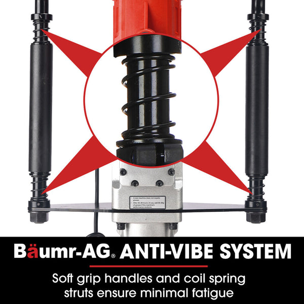 Baumr Ag Hp360e 2200W Electric Post Driver With Piling Socket Sleeves Post Drivers