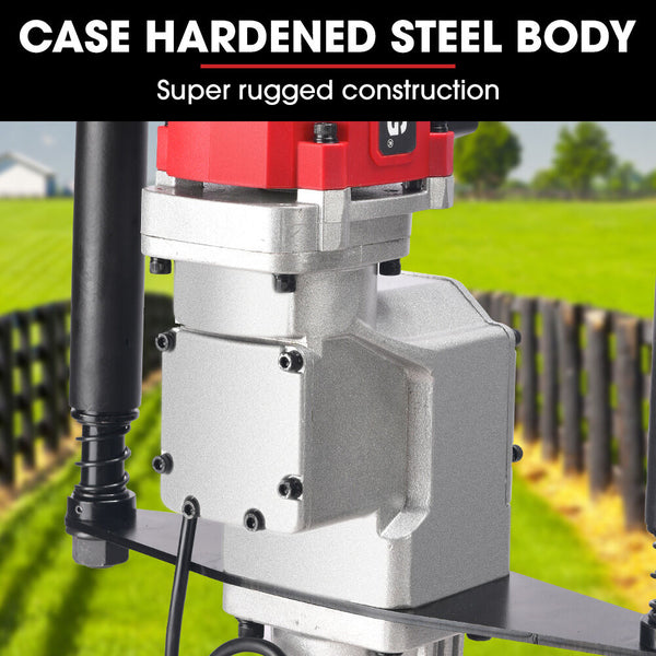 Baumr Ag Hp360e 2200W Electric Post Driver With Piling Socket Sleeves Post Drivers