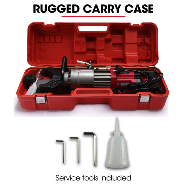 Baumr Ag 16 25Mm 1200W Heavy Duty Electric Hydraulic Rebar Bender Carry Case Drain Cleaning Tools