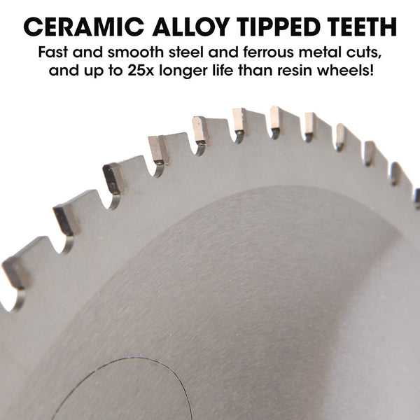 Baumr Ag 355Mm Premium Ceramic Alloy Tooth Blade Low Spark Cold Cut For Metal Off Saw Concrete Saws