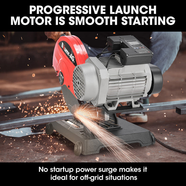 Baumr Ag 2400W 400Mm 16" Metal Cut Off Cold Saw Commercial Grade Brushless Motor Soft Start 45 Degree Mitre Chop Concrete Saws