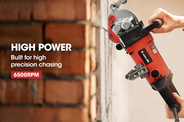 Baumr Ag Wall Chaser Machine Concrete Chasing Tool Electric Brick Grinder Saw Saws