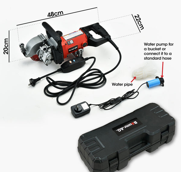 Baumr Ag Wall Chaser Machine Concrete Chasing Tool Electric Brick Grinder Saw Saws