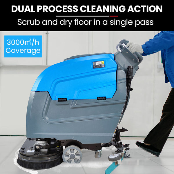 Auch Fsp26 Self Propelled Floor Scrubber & Dryer 720Mm Battery Powered Walk Behind Multi Purpose Commercial Grade Machine Mops Brooms & Scrubbers