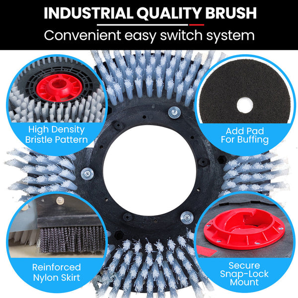 Auch Fsp26 Self Propelled Floor Scrubber & Dryer 720Mm Battery Powered Walk Behind Multi Purpose Commercial Grade Machine Mops Brooms & Scrubbers