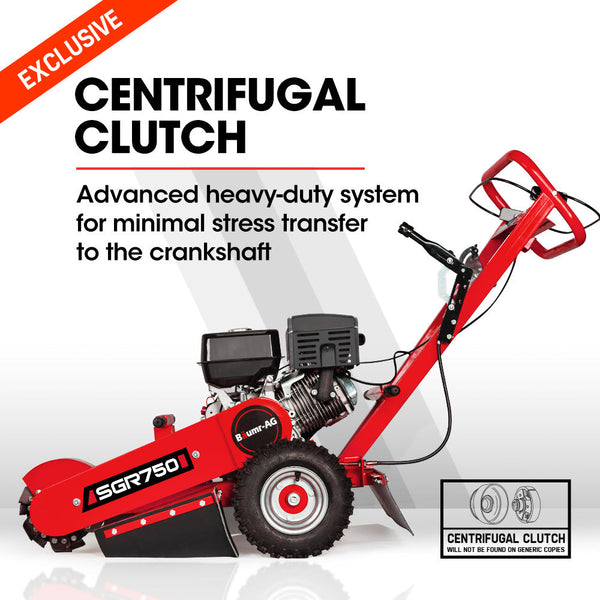 Baumr Ag 15Hp Commercial Petrol Tree Stump Grinder Grinders And Mulchers