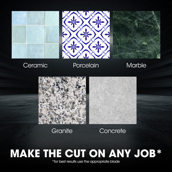 Baumr Ag 800W Electric Tile Saw Cutter With 200Mm (8") Blade 720Mm Cutting Length Side Extension Table Table Saws