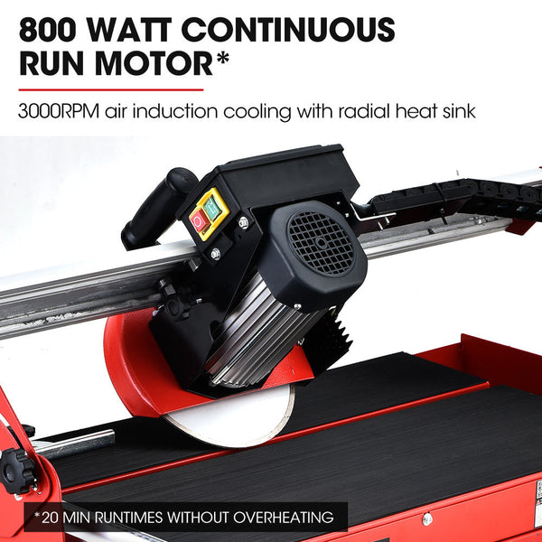 Baumr Ag Baumr Ag 800W Electric Tile Saw Cutter With 200Mm (8") Blade 620Mm Cutting Length Other Power Tools