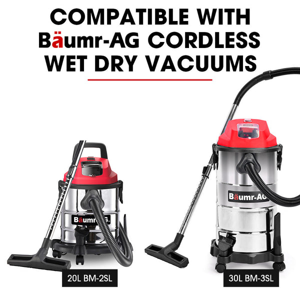 Baumr Ag 18V 4Ah Lithium Ion Battery For Cordless Wet & Dry Vacuums Single Use Batteries