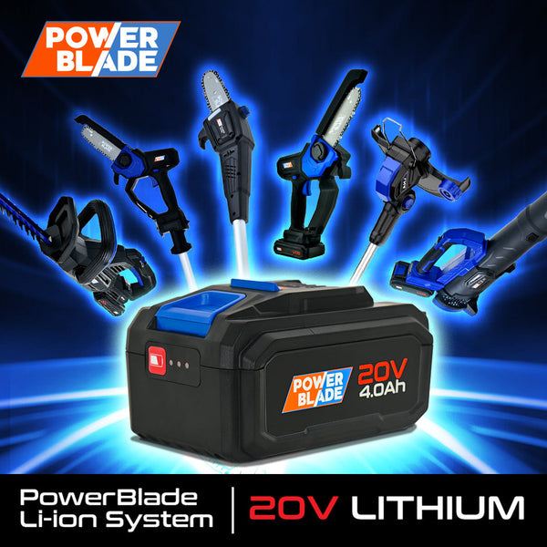 Powerblade 20V 4Ah Lithium Ion Replacement Or Spare Battery Single Use Batteries