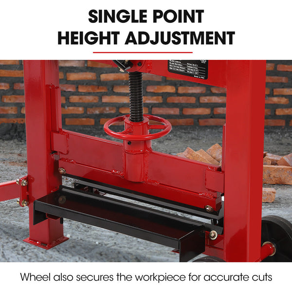 Baumr Ag Manual Block Splitter 420Mm Cutting Length Cutter For Paver Brick Stone Log Splitters