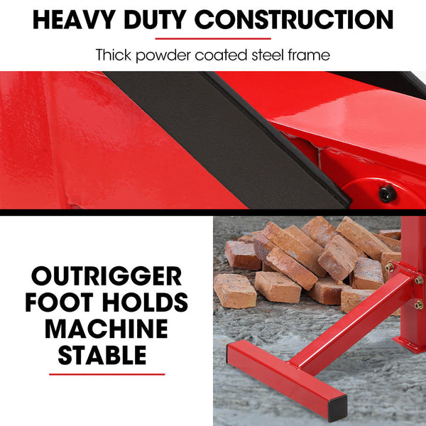 Baumr Ag Manual Block Splitter 420Mm Cutting Length Cutter For Paver Brick Stone Log Splitters