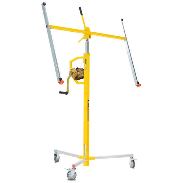 Drywall & Panel Lifter 1200 X 3600 68Kg Max Gyprock Sheet Galvanised No Mark Locking Castors Drywall Tools