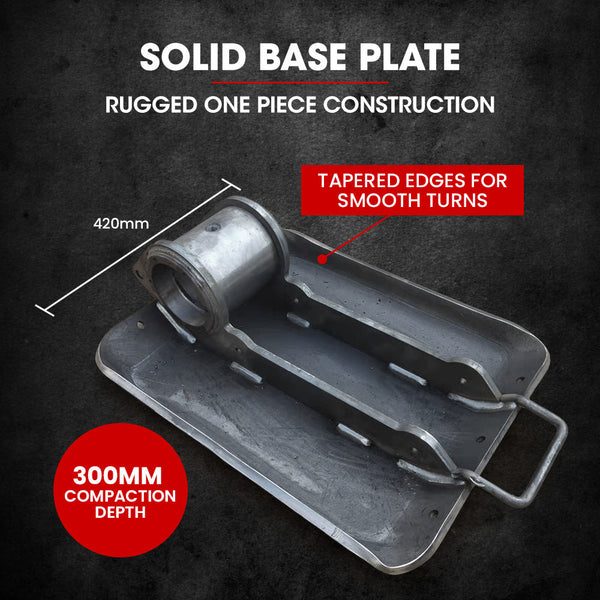 Baumr Ag Baumr Ag 94Kg 420X540mm Plate Compactor Sprinkler System Paver Pad Compactors