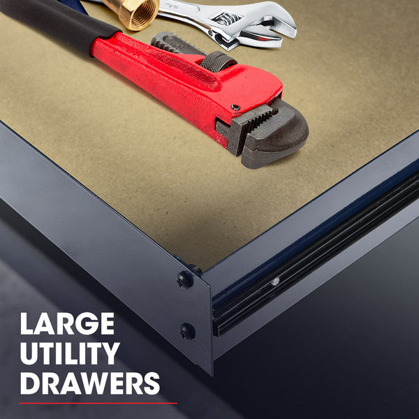 Baumr Ag Steel Garage Workbench With Led Lights Pegboard Tool Storage Bench Workshop Table Work Benches