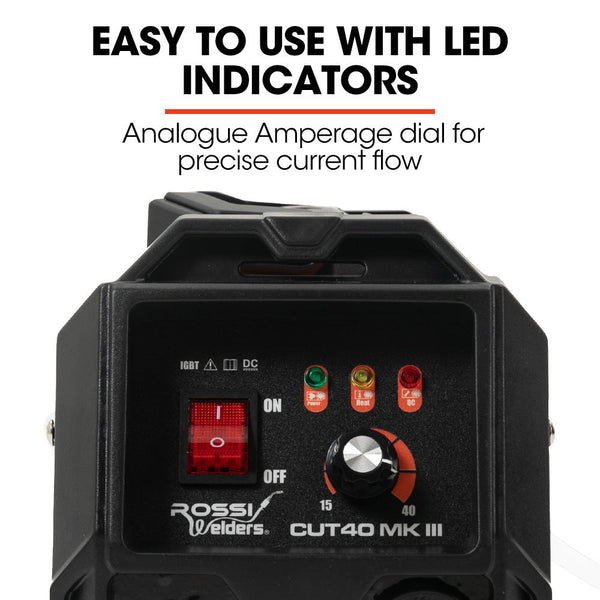 Rossi 40 Amp Plasma Cutter Portable Oxy Torch Welder Cutting Machine 15A Plug Welding & Soldering Tools