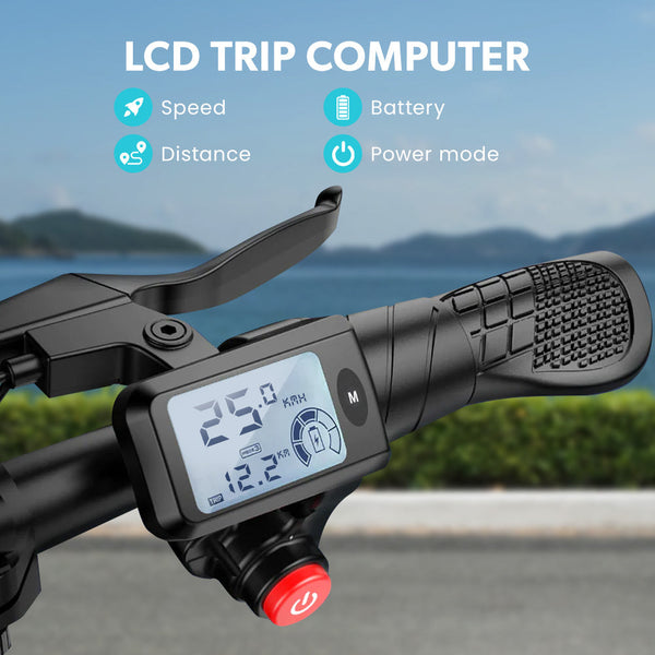 Valk Electric Scooter With Seat Disc Brakes 12" Tyres Motorised Escooter For Adults Teens Commuter Accessories Parts