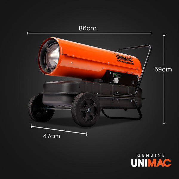 Unimac 30Kw Diesel Indirect Forced Air Space Heater Heaters