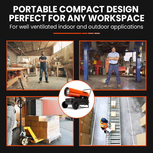 Unimac 30Kw Diesel Indirect Forced Air Space Heater Heaters