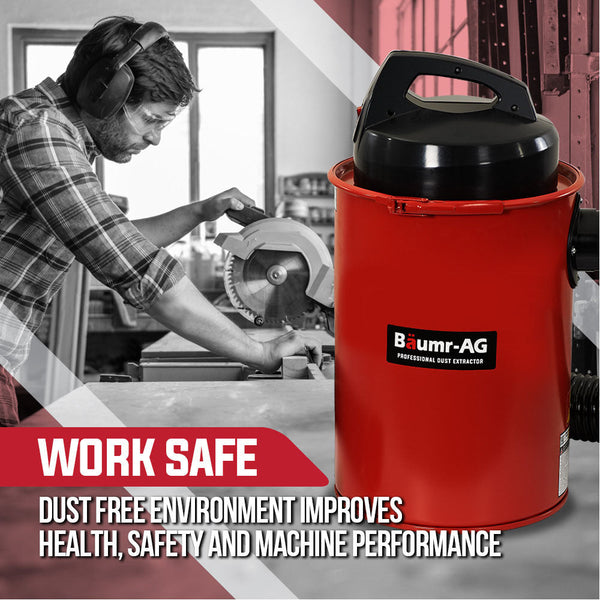 Baumr Ag Baumr Ag Dust Collector Extractor Woodworking Portable Vacuum Catcher Saw Other Tools & Workshop Equipment