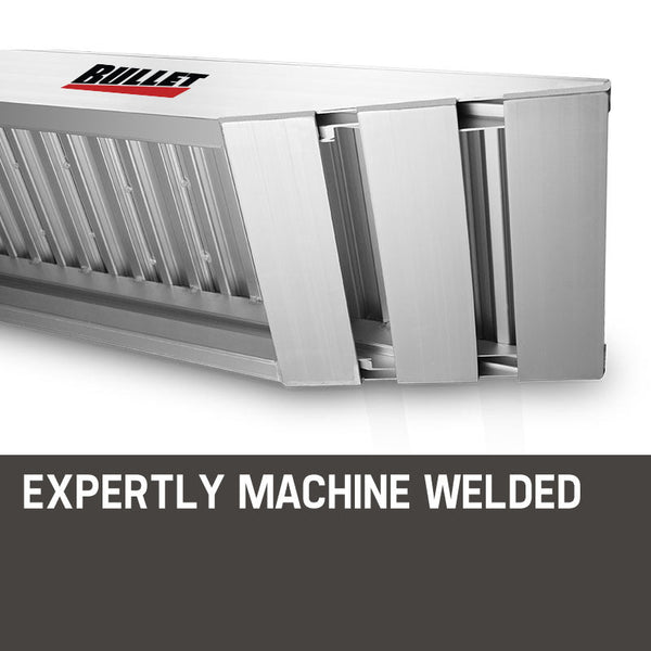 Bullet Pair Of 2.5M Aluminium Loading Ramps 2800Kg Capacity Motorbike Ramps