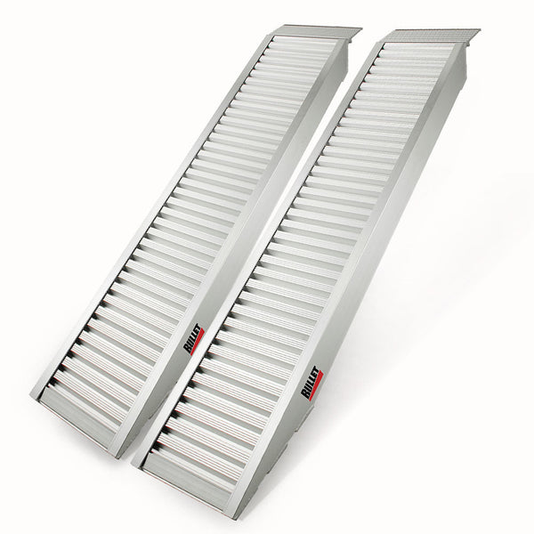 Bullet Pair Of 2M Aluminium Loading Ramps 3310Kg Capacity Motorbike Ramps