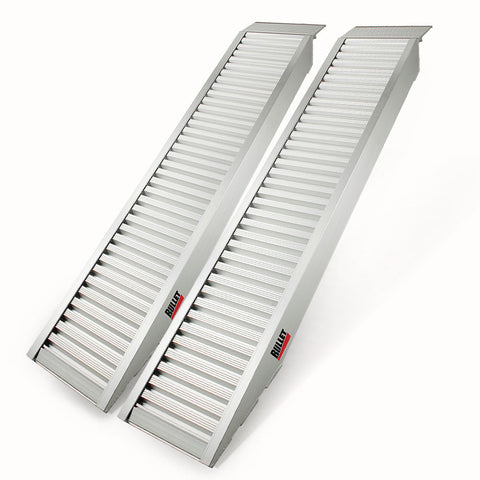Bullet Pair Of 2M Aluminium Loading Ramps 3310Kg Capacity Motorbike Ramps