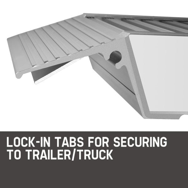 Bullet Pair Of 1.6M Aluminium Loading Ramps 4050Kg Capacity Motorbike Ramps